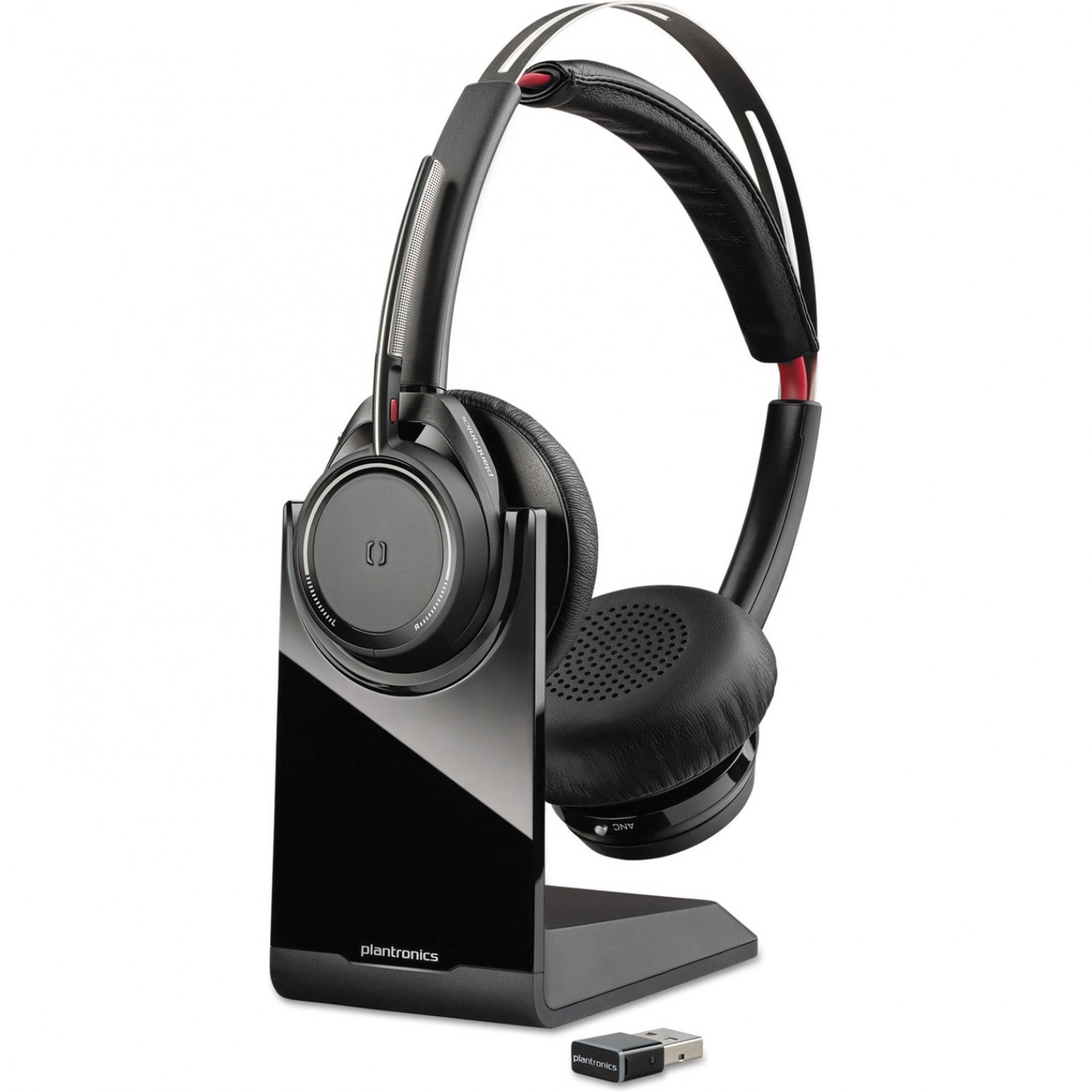 Cтерео Bluetooth-гарнитура PLANTRONICS VOYAGER FOCUS UC M для работы с ...
