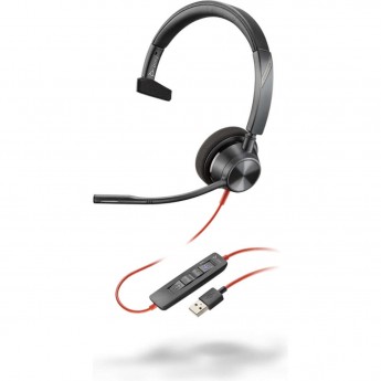 Проводная гарнитура PLANTRONICS POLY BLACKWIRE 3310 MICROSOFT USB-A