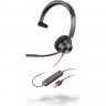 Проводная гарнитура PLANTRONICS POLY BLACKWIRE 3310 MICROSOFT USB-A 212703-01