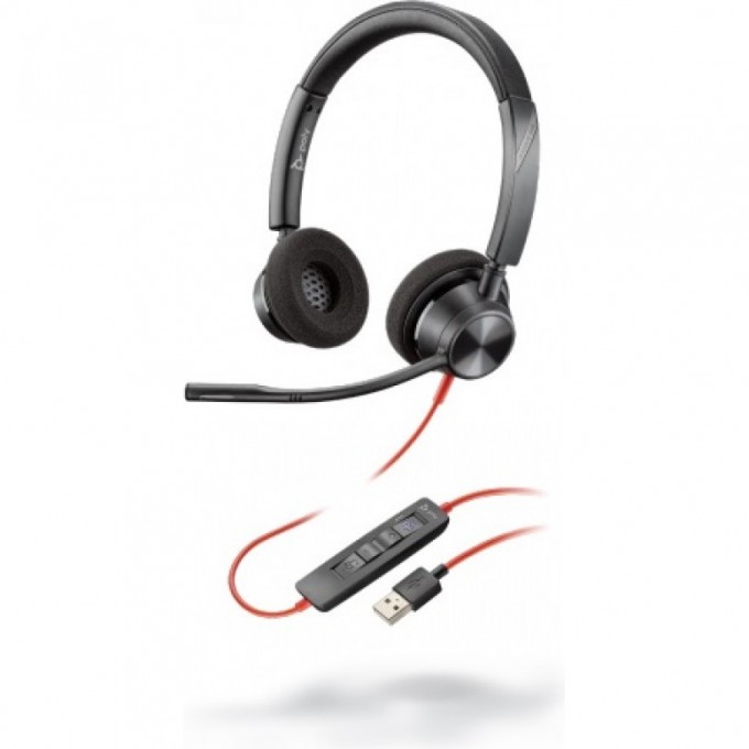 Проводная гарнитура PLANTRONICS POLY BLACKWIRE 3320-M USB-A MS Teams 214012-01