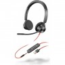 Проводная гарнитура PLANTRONICS POLY BLACKWIRE 3325 MICROSOFT USB-A 214016-01